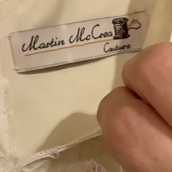 Martin McCrea Ivory fringed wedding dress - Picture 10 of 14